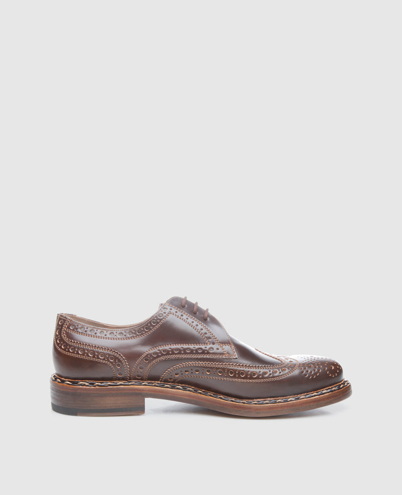 Buda Full-Brogue C - Dark Cognac