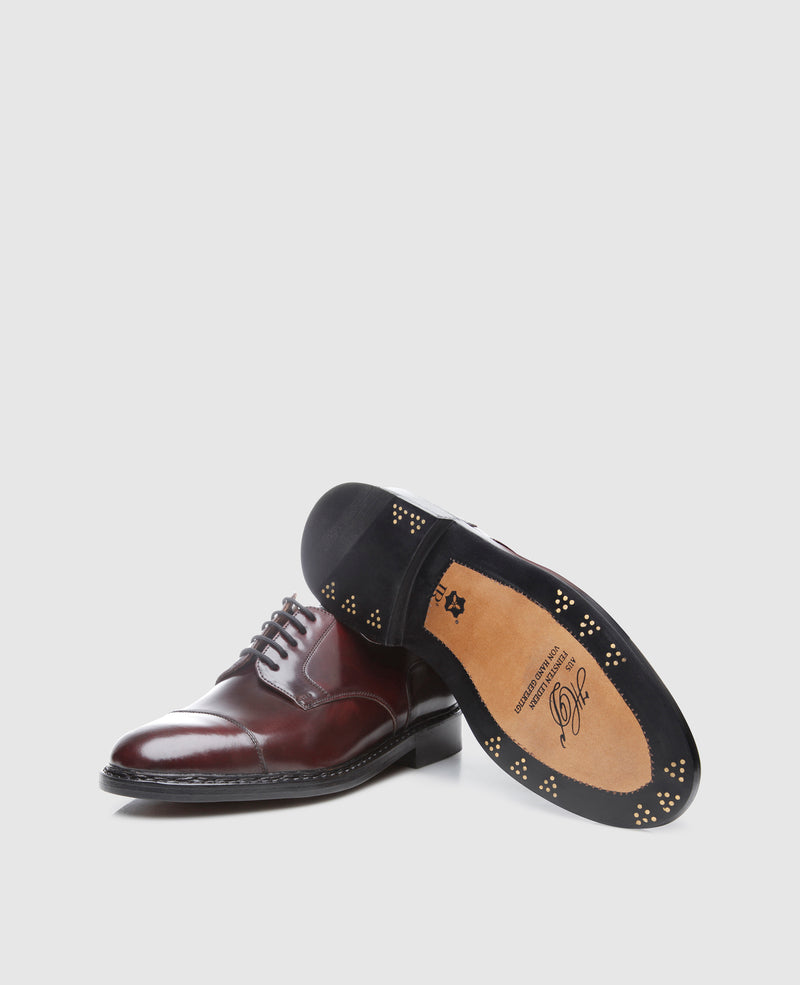 London Captoe C - Oxblood