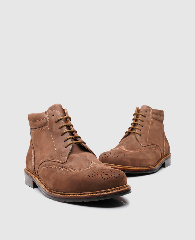 Janosh K Full-Brogue M - Coffee