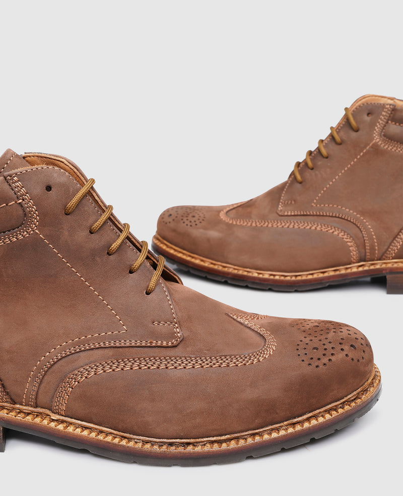 Janosh K Full-Brogue M - Coffee