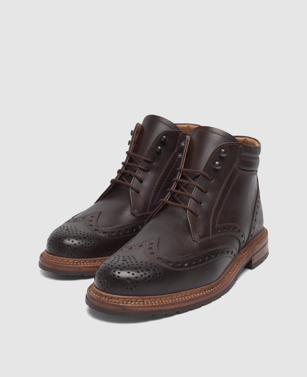 Buda Full Brogue H - Coffee