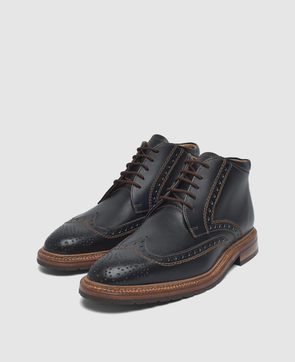 Luzern Full-Brogue SC - Schwarz