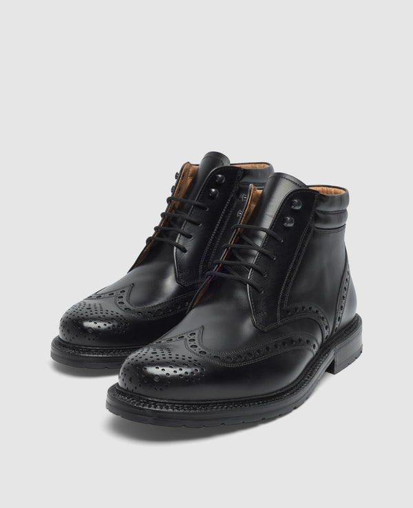 Janosh K Full Brogue BC - Schwarz